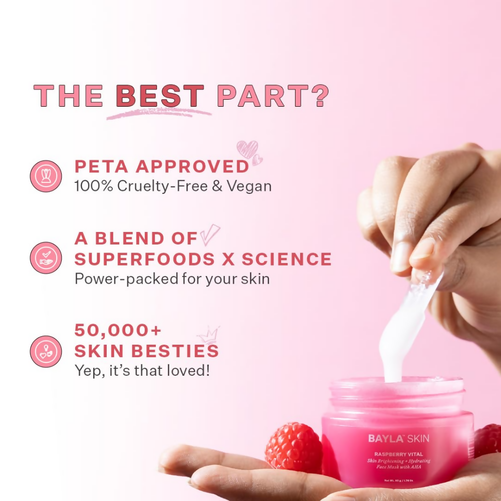 Bayla Skin Raspberry Glow Face Mask