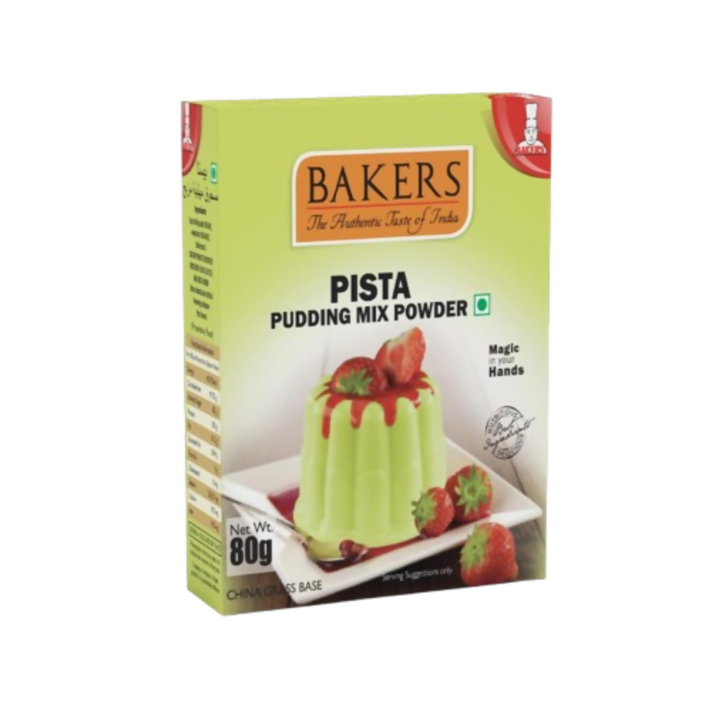 BAKERS Premium Pudding Mix - Pista Flavor