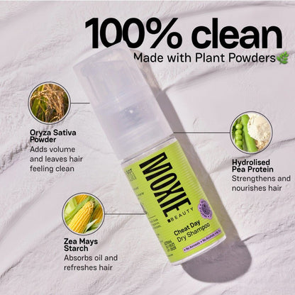Moxie Beauty Cheat Day Dry Shampoo & Brush Duo