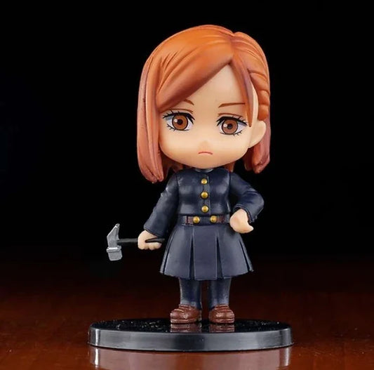 Jujutsu Kaisen Nobara Kugisaki PVC Figurine Toy Desktop Doll Set B Action Figure | 8.5 CMS |