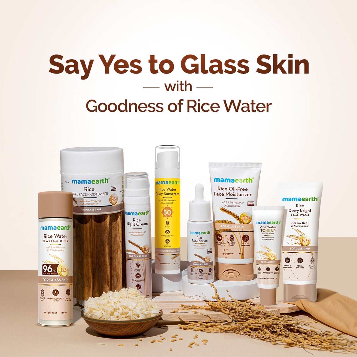 Mamaearth Rice Dewy Bright Face Wash With Rice Water & Niacinamide