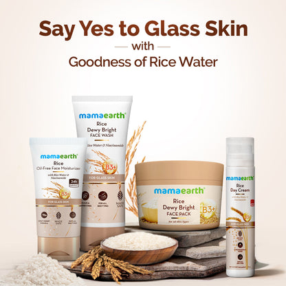 Mamaearth Rice Oil-Free Face Moisturizer For Oily Skin