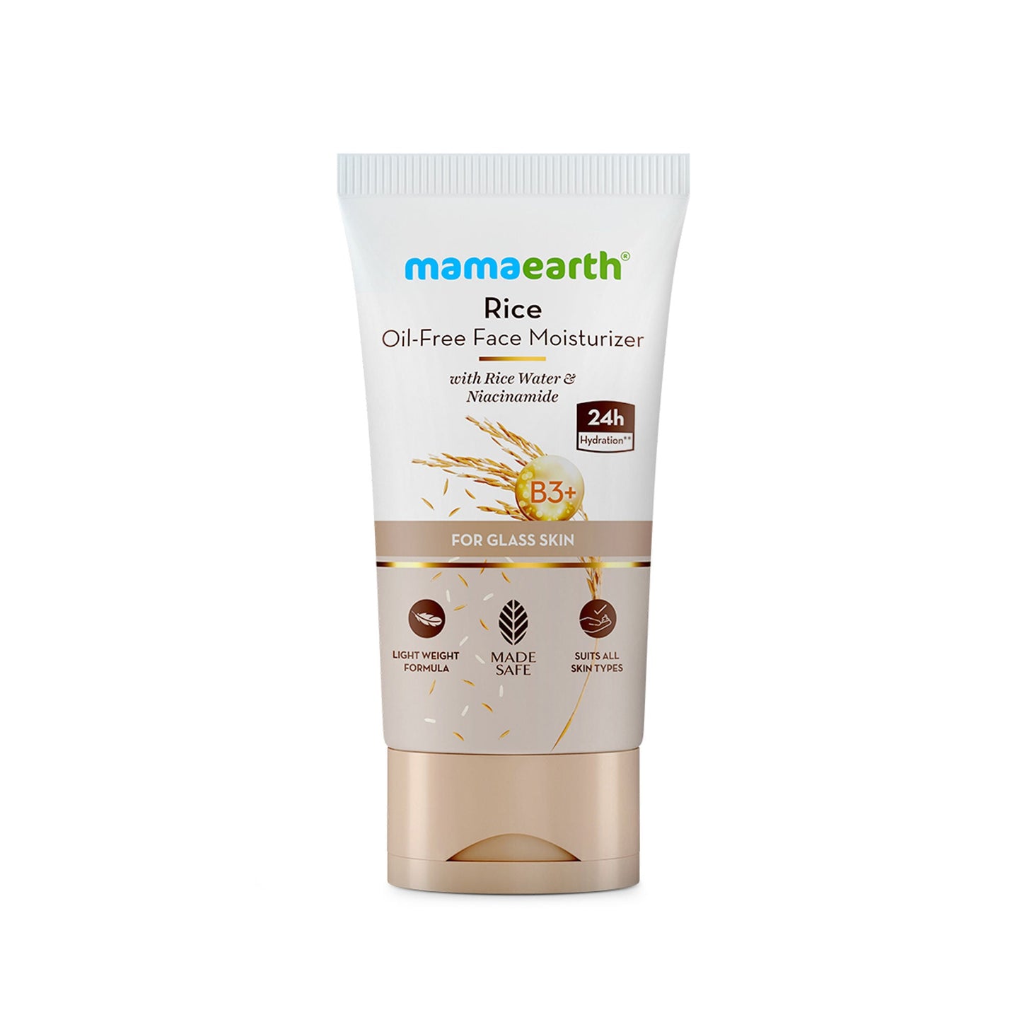 Mamaearth Rice Oil-Free Face Moisturizer For Oily Skin