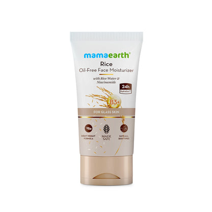 Mamaearth Rice Oil-Free Face Moisturizer For Oily Skin