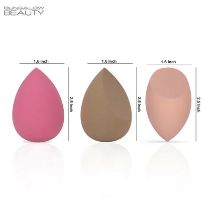 BUNGALOW BEAUTY Makeup Blending Sponge - Pack of 3