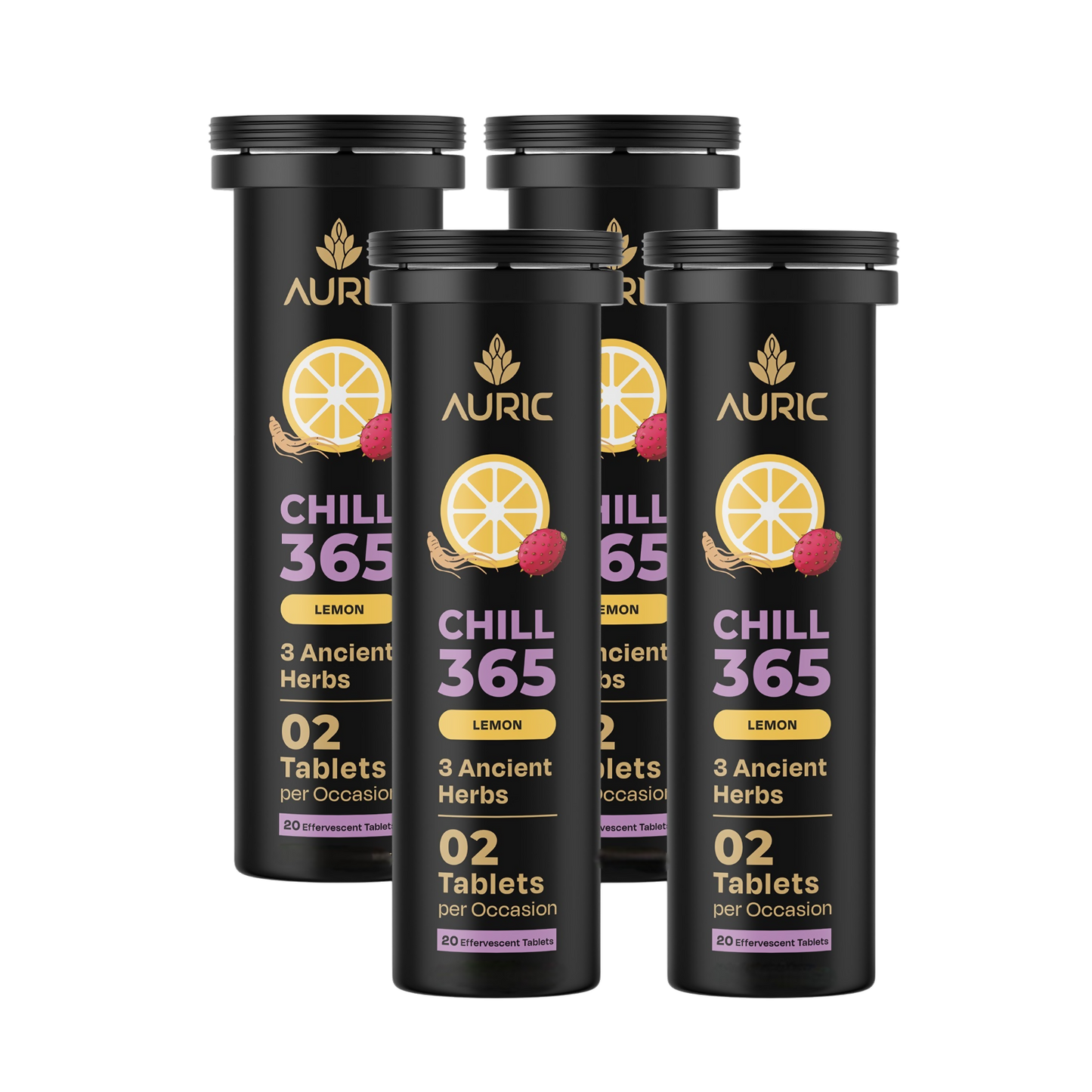 Auric Chill 365 Tablets | Lemon Flavour