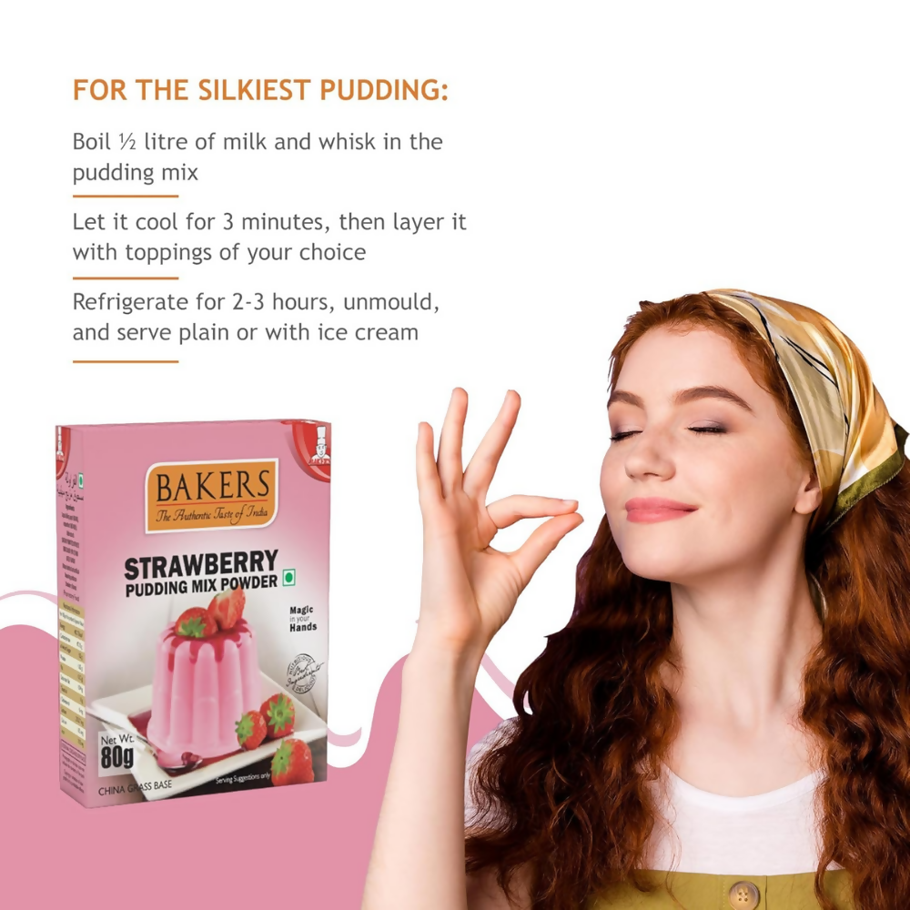 BAKERS Strawberry Pudding Mix
