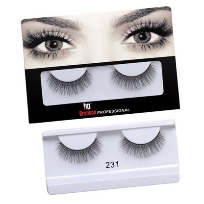 Bronson Professional 3D Effect Long and Natural Look False Eyelashes - 231