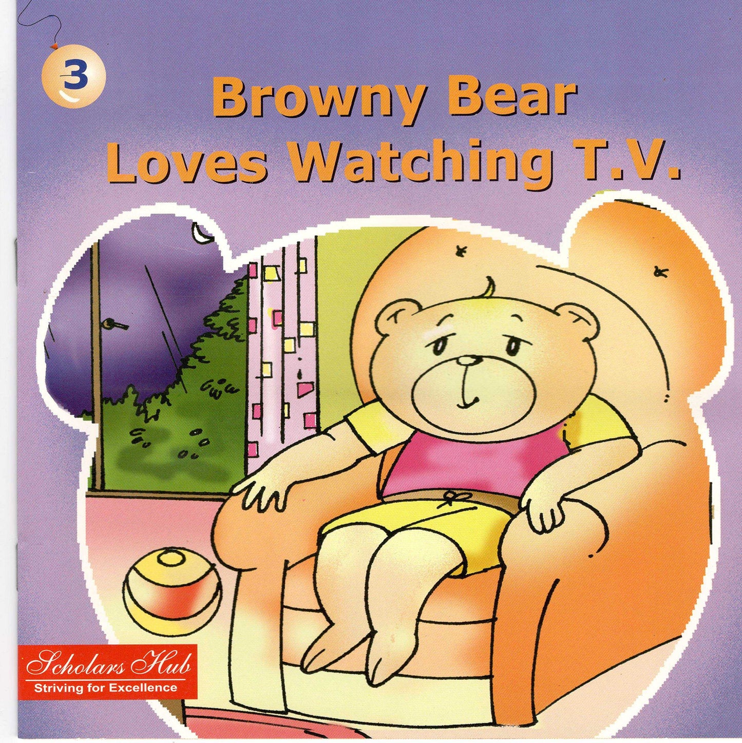 Browny Bear Loves Watching T.V.3.