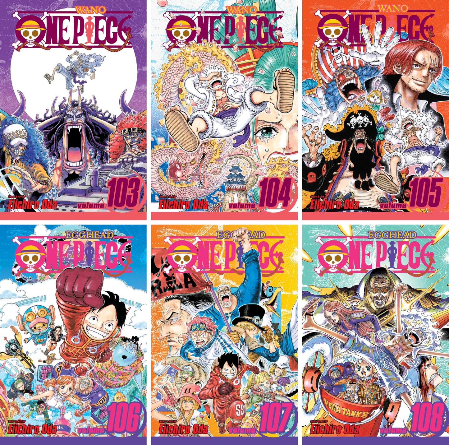 One Piece Complete Manga Set Vol 1–110 | Full Collection by Eiichiro Oda