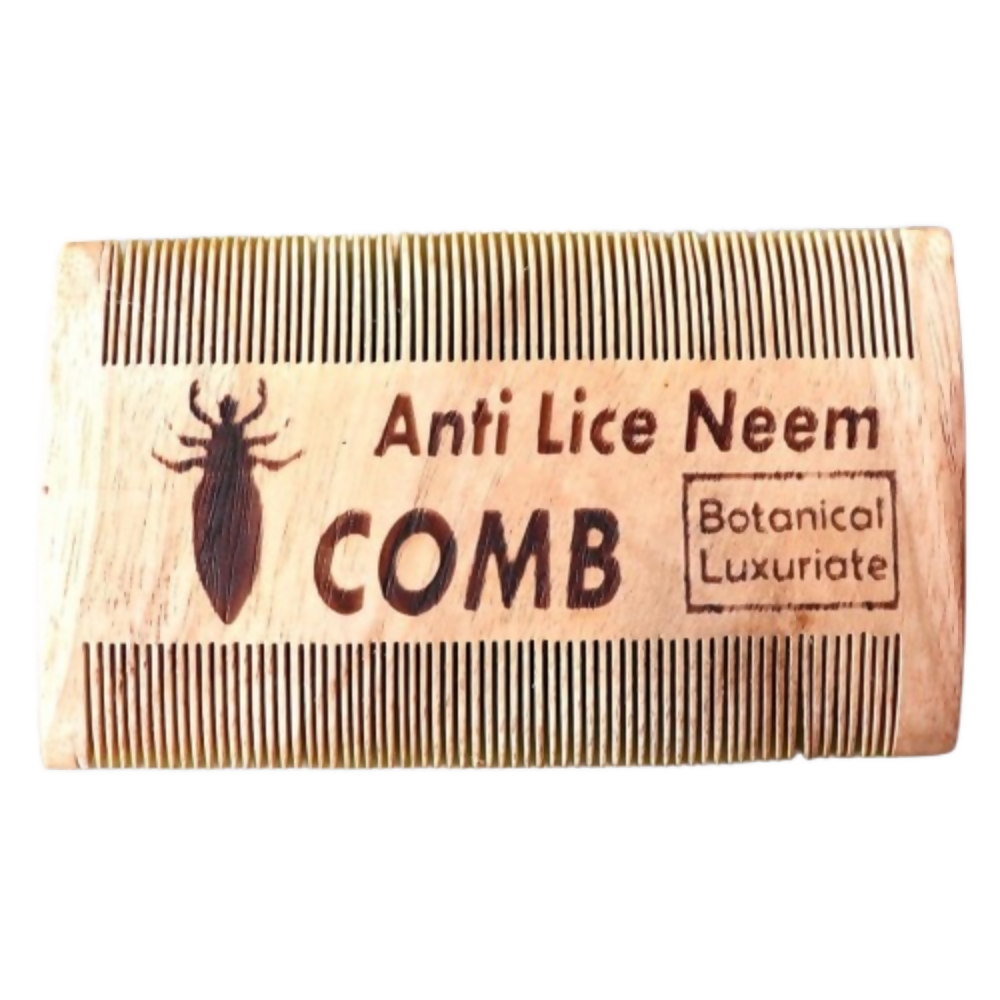 Botanical Luxuriate 100% Neem Wood Lice & Nits Comb
