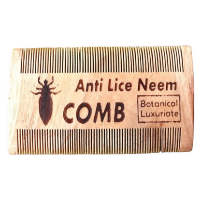 Botanical Luxuriate 100% Neem Wood Lice & Nits Comb