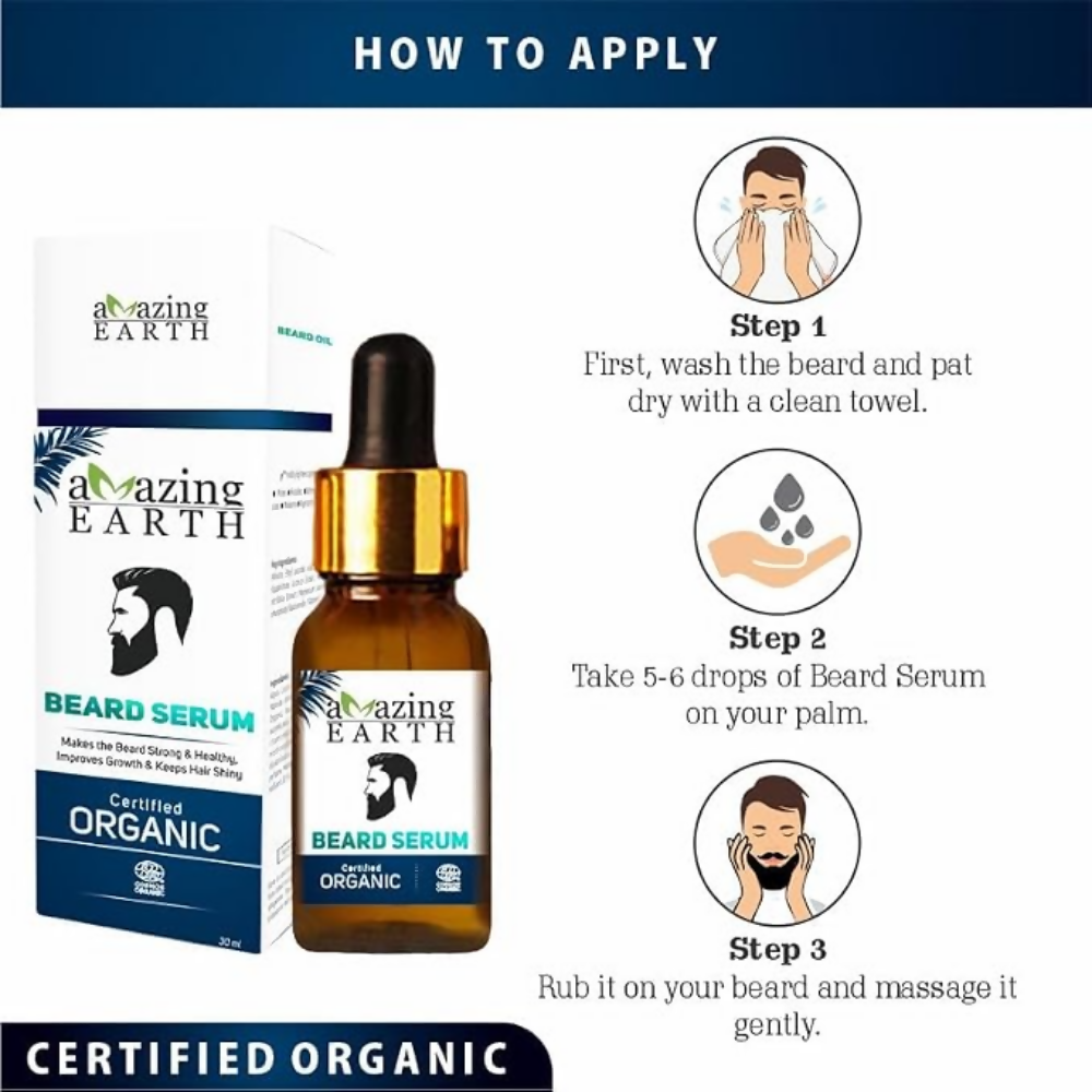 Amazing Earth Beard Serum & Beard Wash