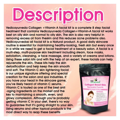 VedicAyurveda Organic Collagen+Vitamin A Facial kit