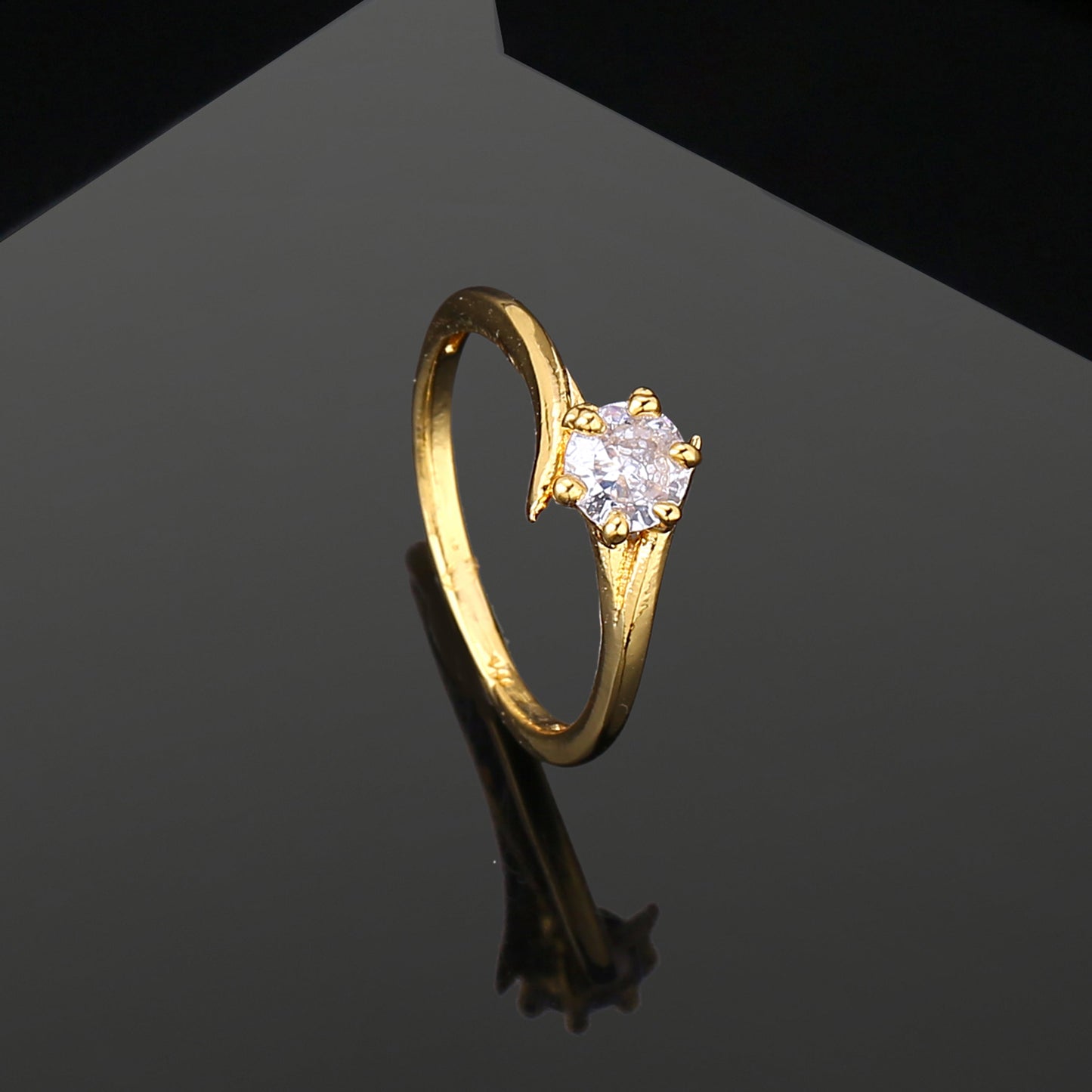 CZ Solitaire Women Ring