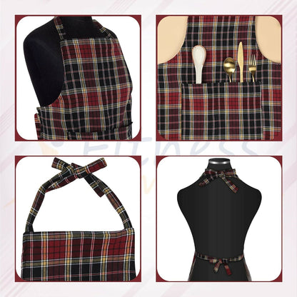 Fitness Mantra Waterproof Kitchen Apron For Men & Women-Multicolour