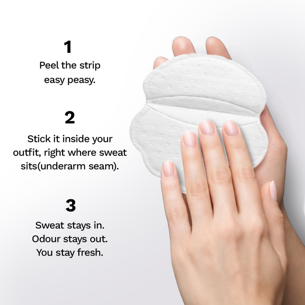 Pee Safe Sweat Pads For Underarms Women & Men