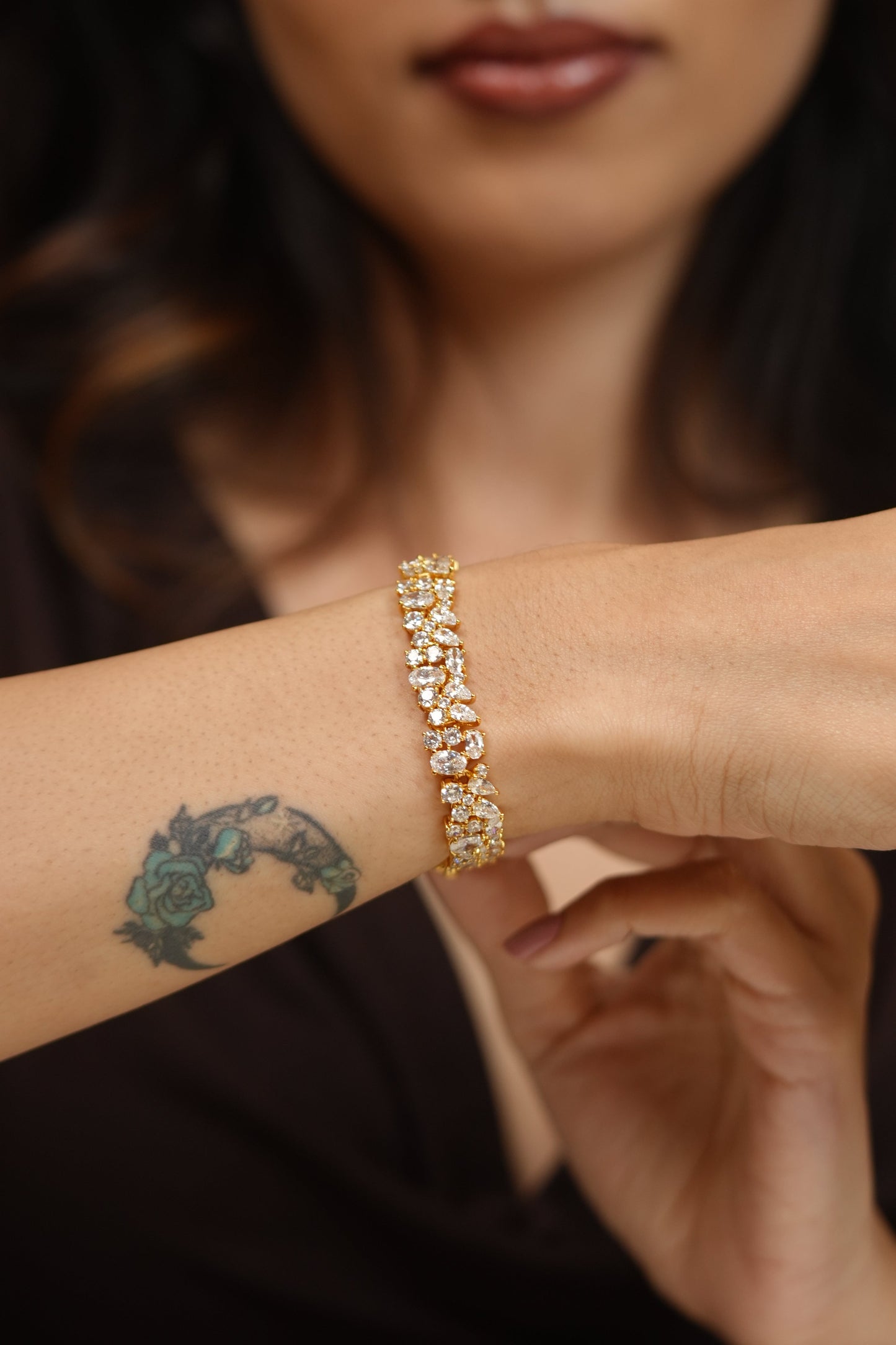 Niki Multi Solitaire Mixed Diamond Tennis Bracelet