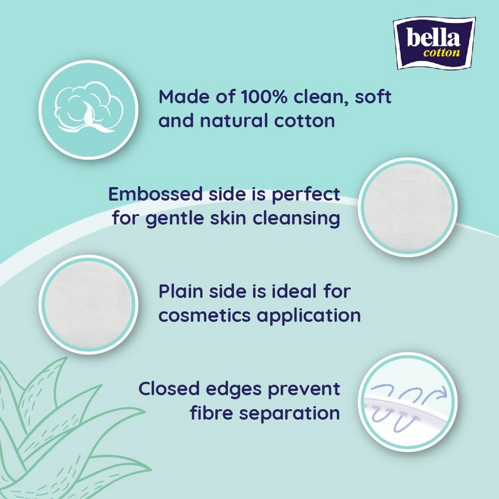 Bella Cotton Pads - Aloe Vera Extract
