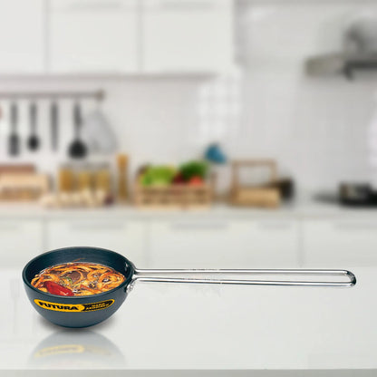 Hawkins Futura 1 Cup Tadka Pan-240 ml Pan, Black