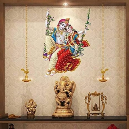 Rangoli Large Wall Sticker Multicolor