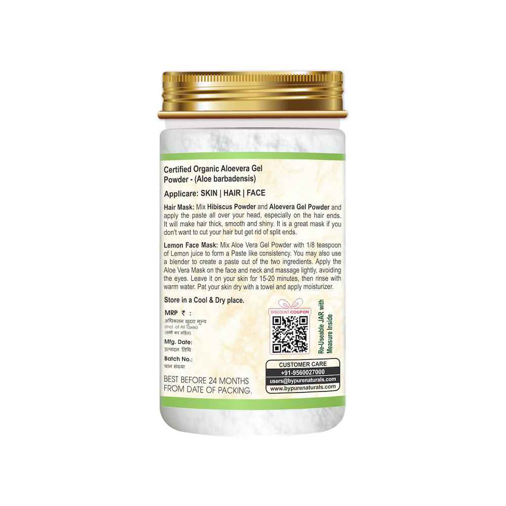 byPureNaturals Organic Aloevera Gel Powder