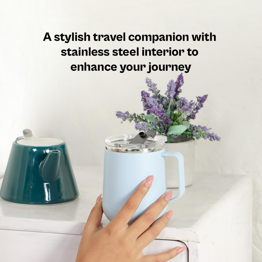 Udyan Tea Stainless Steel Insulated Mug - Frost Blue