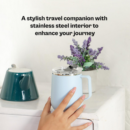 Udyan Tea Stainless Steel Insulated Mug - Frost Blue