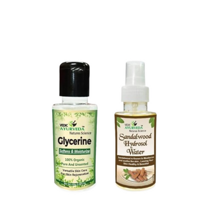 VedicAyurveda Glycerine & Sandalwood Hydrosol Water