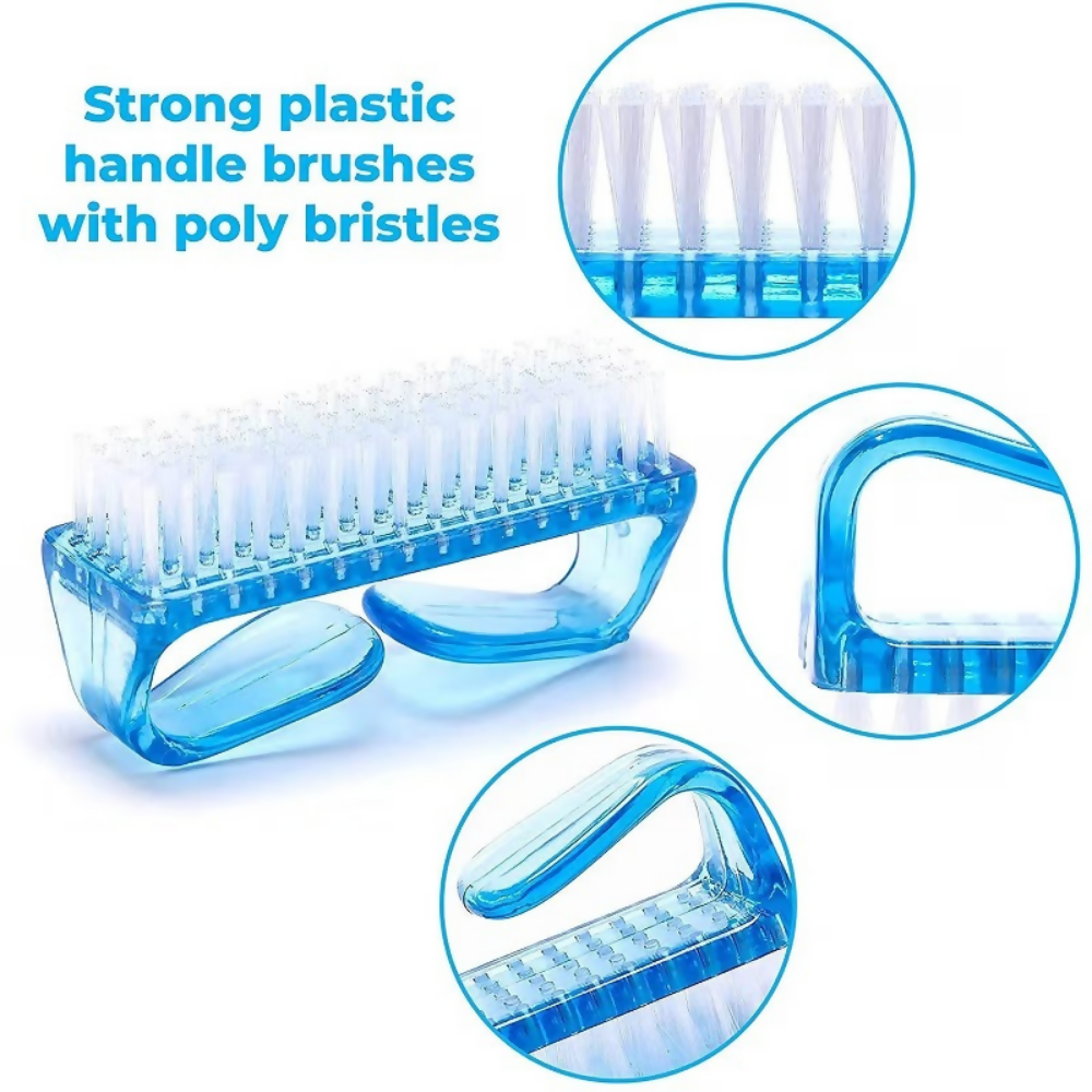 Bronson Professional Handle Grip Nail Brush Fingernail Pedicure Scrub Foot Brush