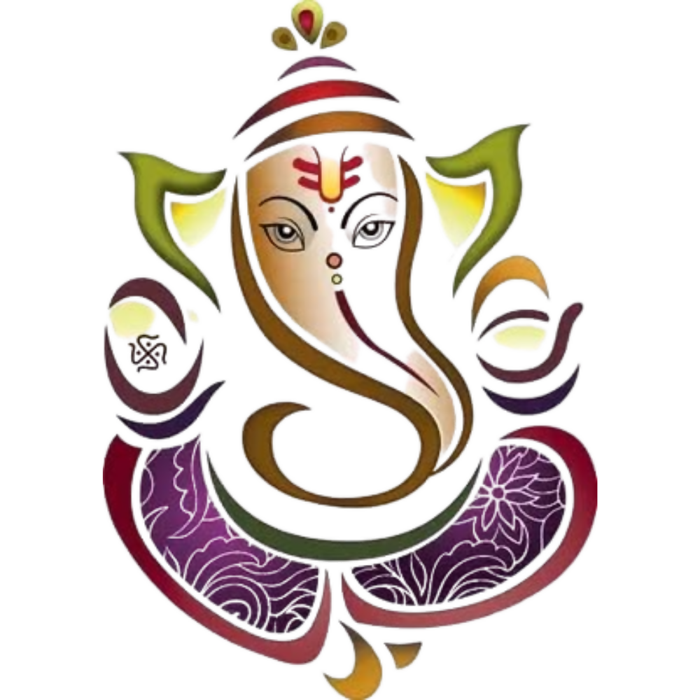 Rangoli White Glossy Vinyl Wall Sticker Premium Self-Adhesive Waterproof Decorative Wall Decal