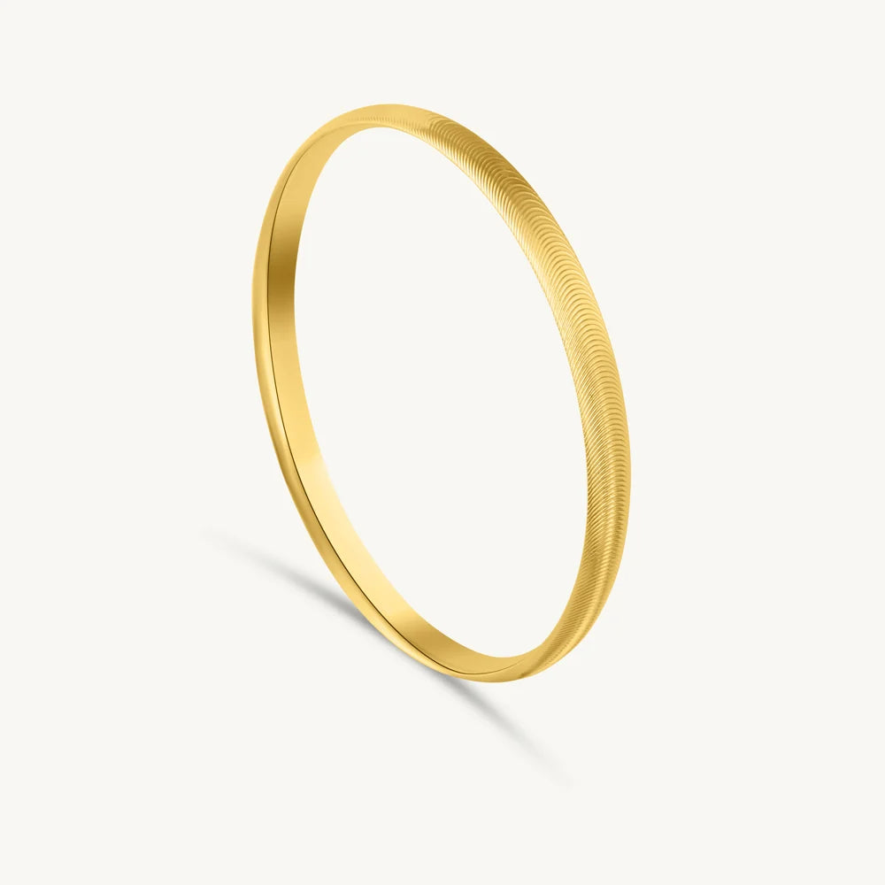 Elegant Shine Sleek Bangle Bracelet