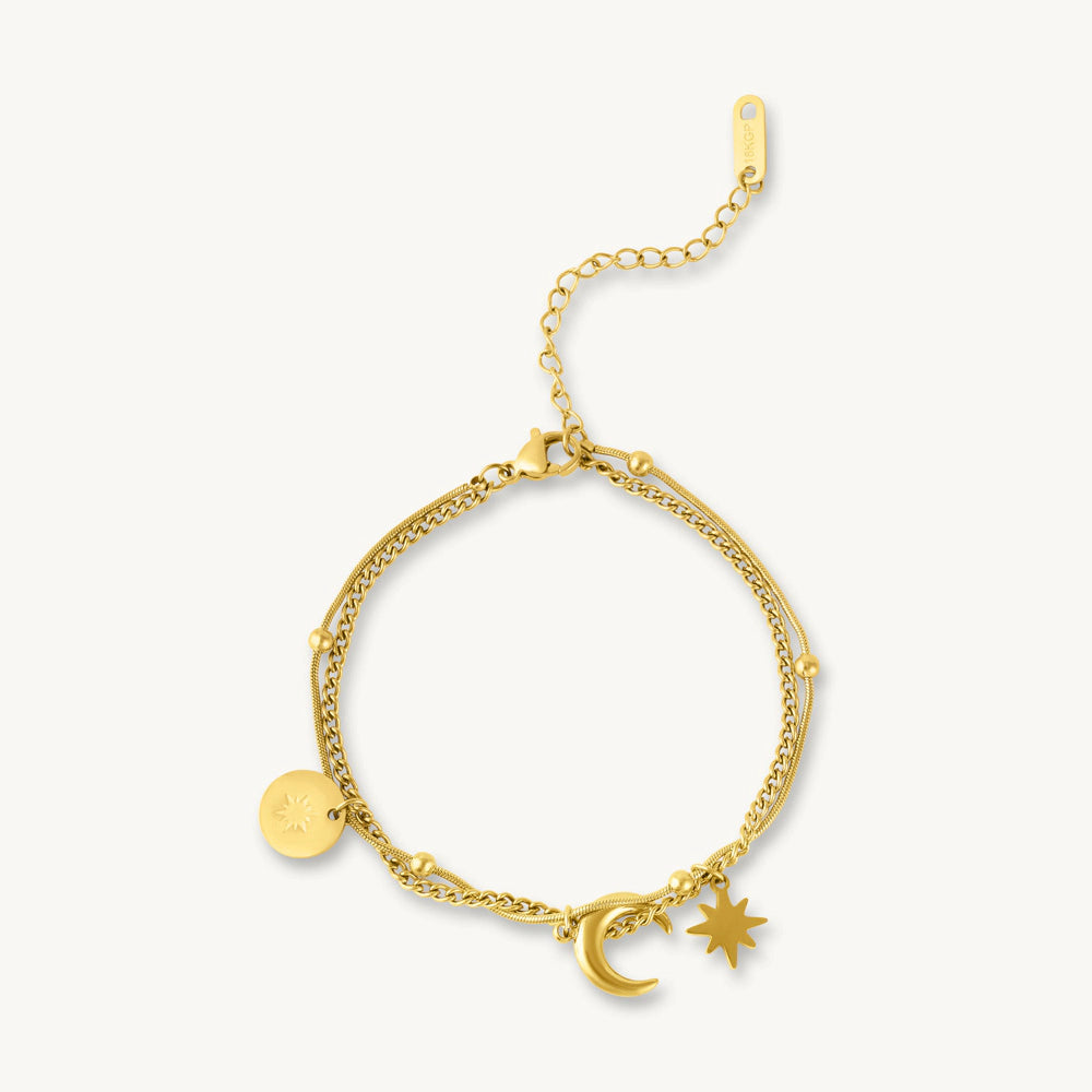 Celestial Galaxy Charm Bracelet
