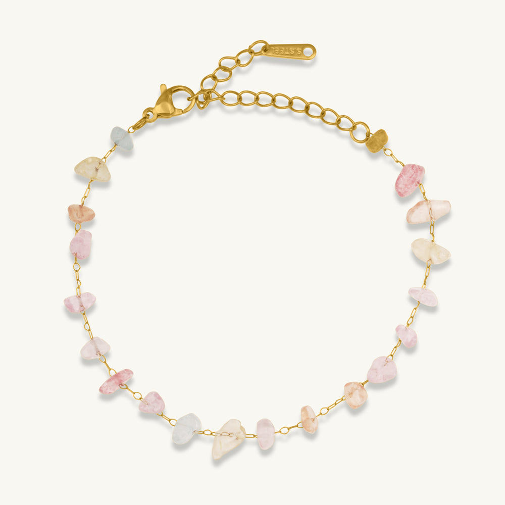Pastel Crystal Chip Bracelet