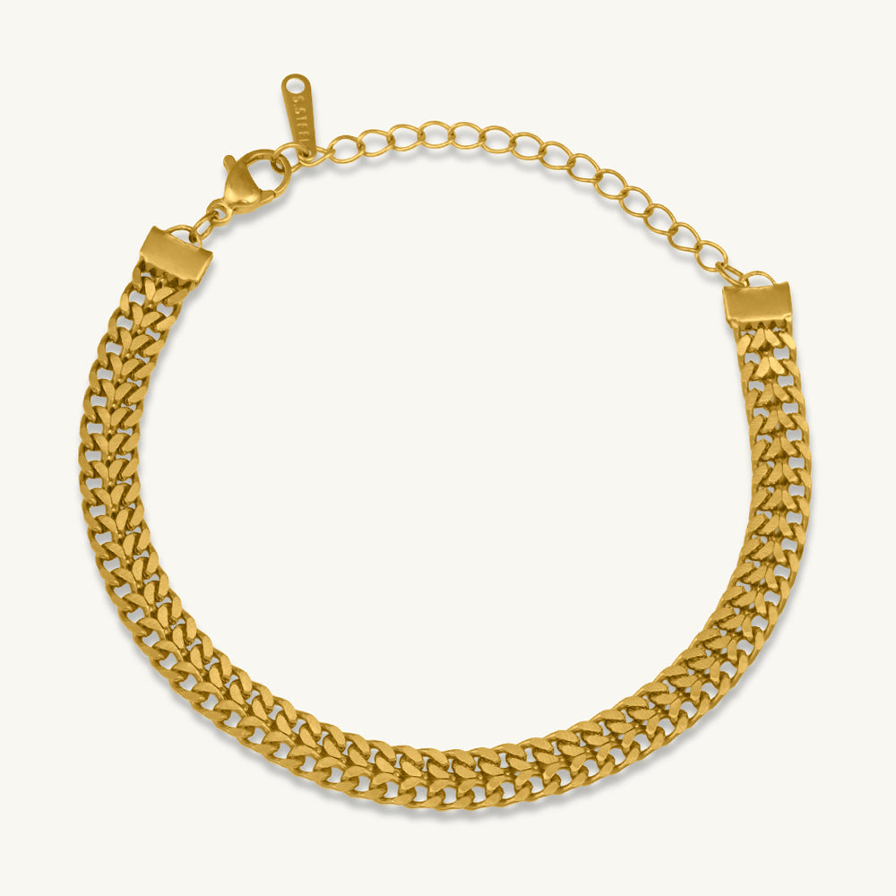 Chunky Mesh Curve Bracelet