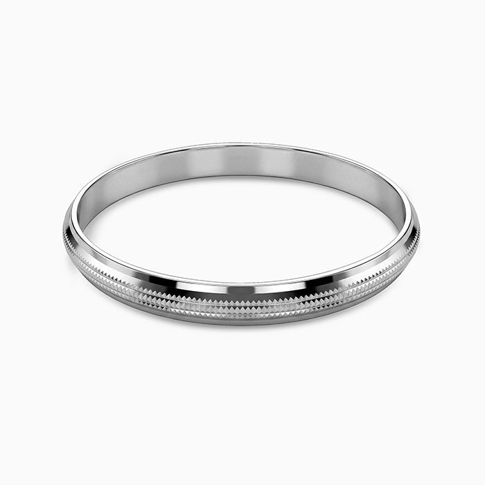 Silver Manmeet Kada For Him (Size 6.9)