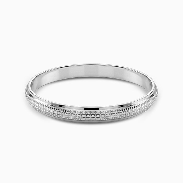 Silver Arvith Kada For Him (Size 6.75)
