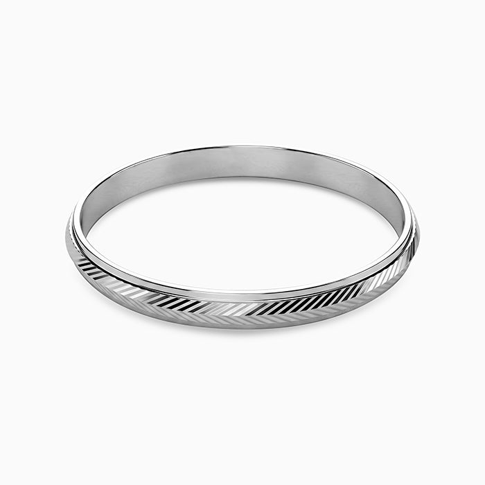 Silver Yash Kada For Him (Size 6.73)