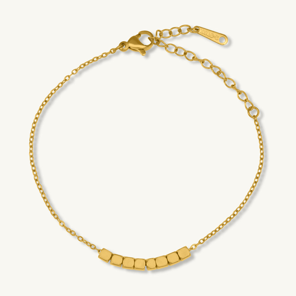 Sleek Geo Cube Bracelet