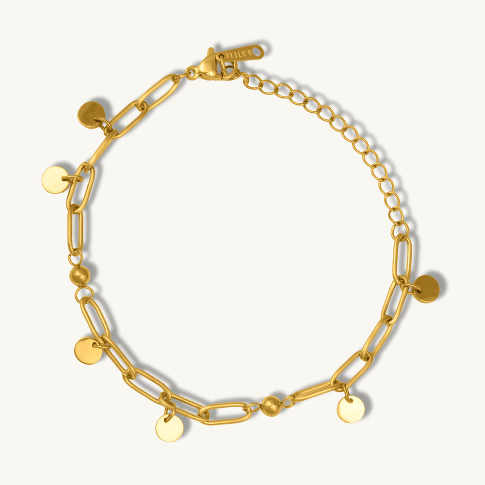 Dainty Drops Link Bracelet