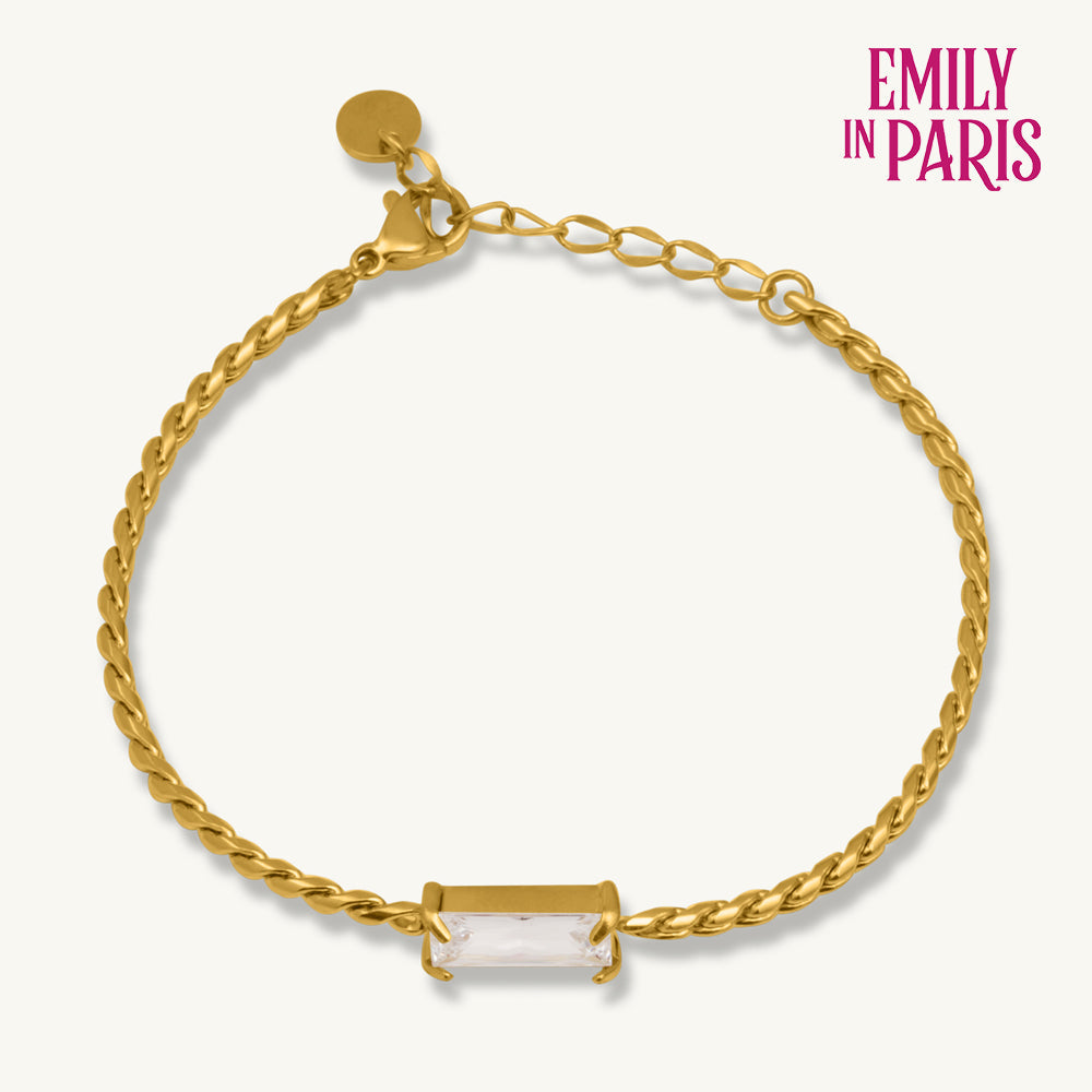 Golden Prism Chain Bracelet