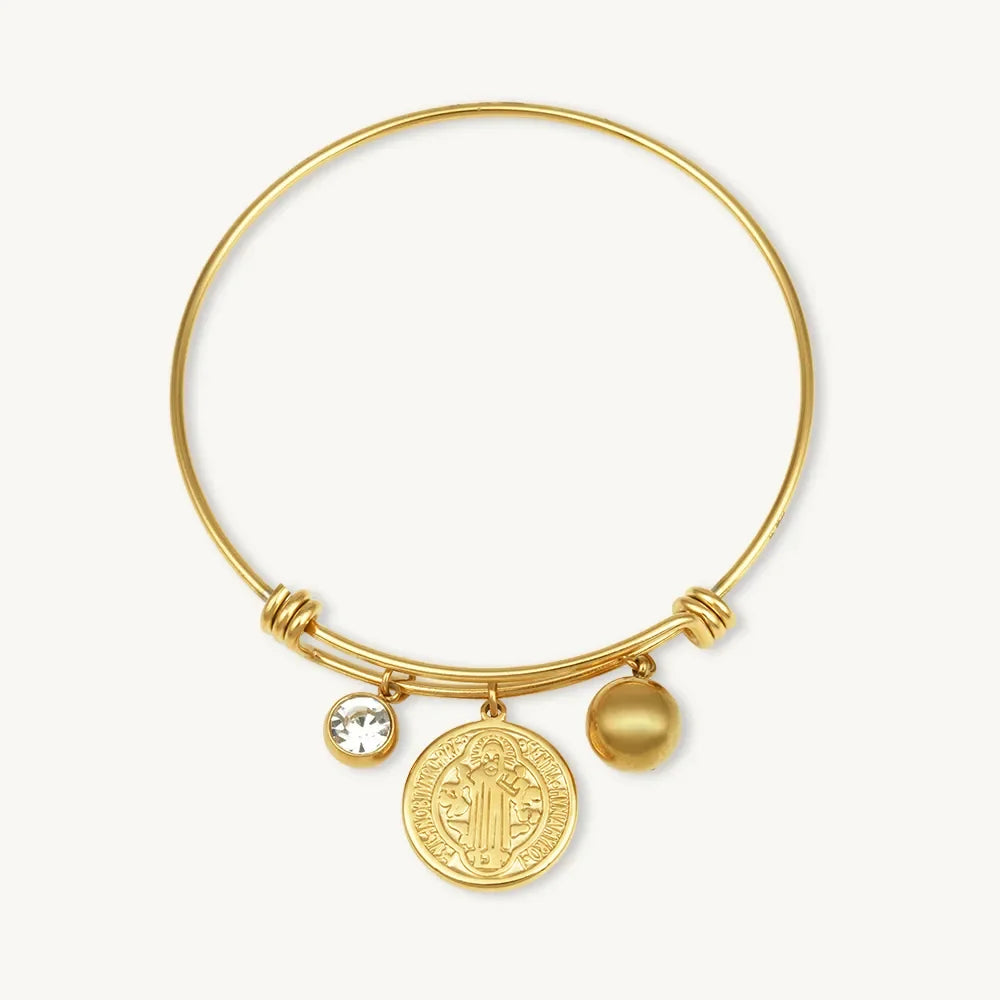 Vintage Coin Charm Bracelet