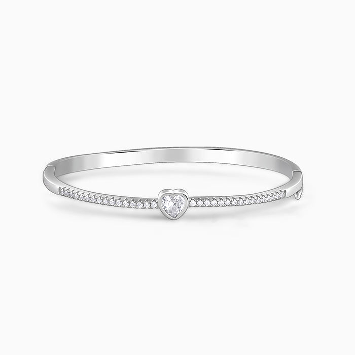 Silver Aww So Cute Bangle Bracelet