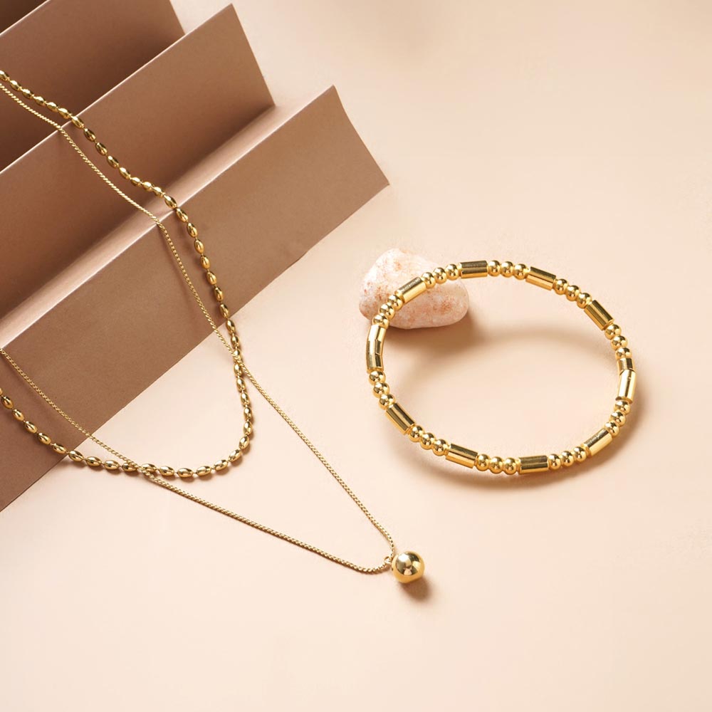 Beaded Layered Set