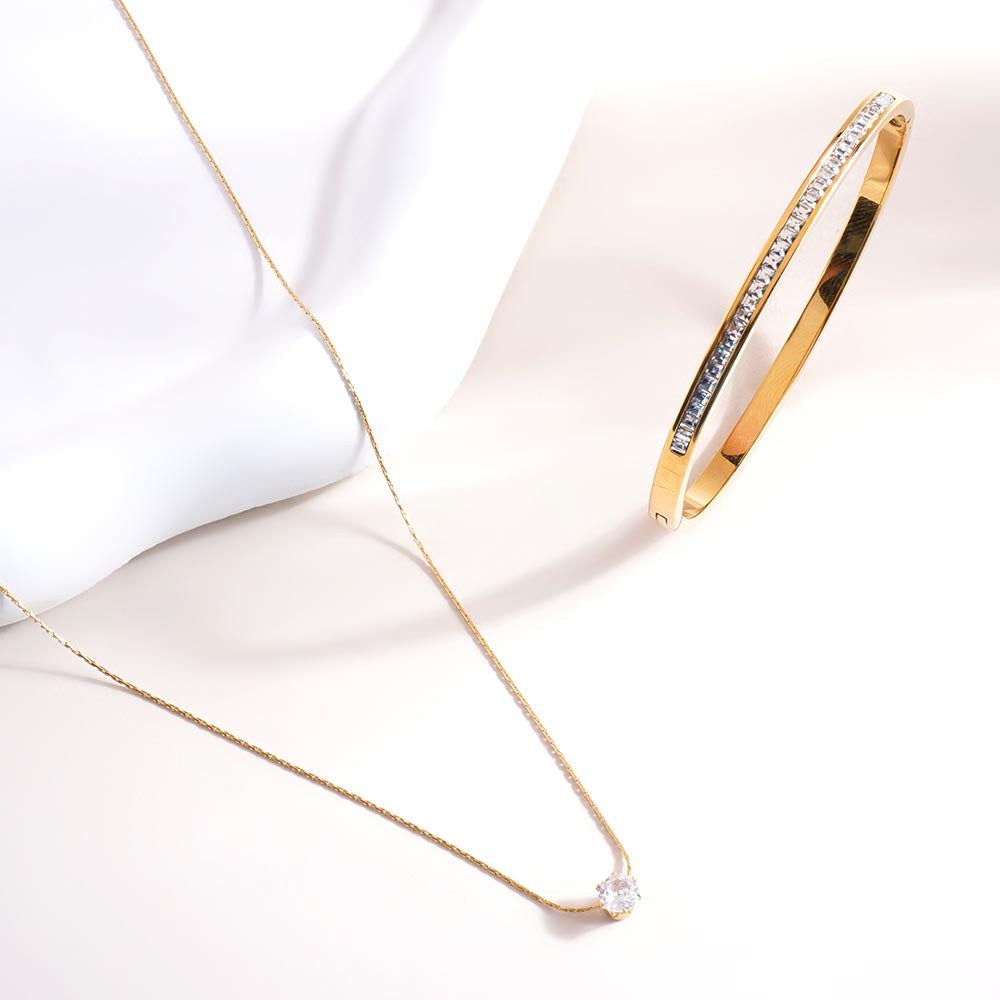 Luminous Line Crystal Set