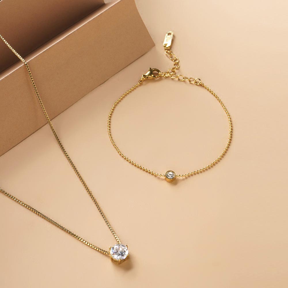 Celeste Spark Solitaire Set