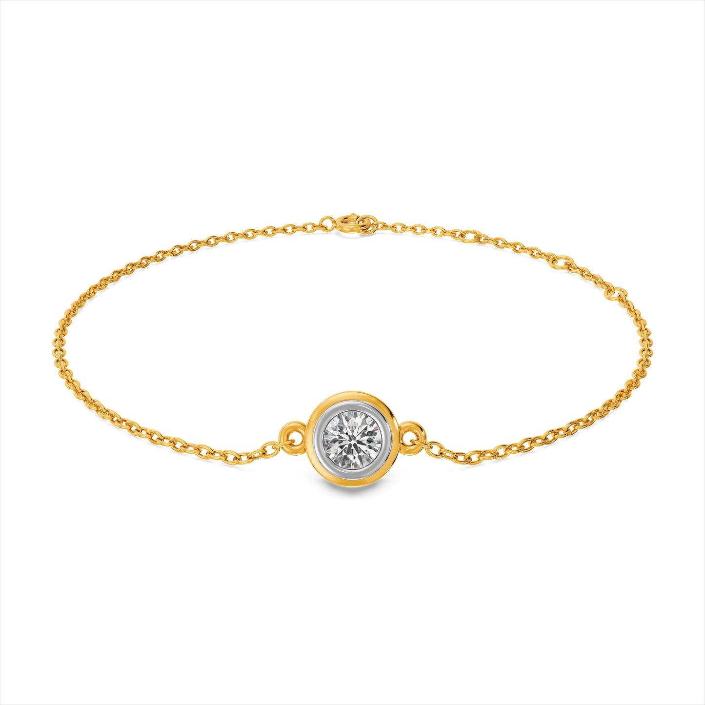 Solo 9KT Gold Laboratory Grown Diamond Bracelet