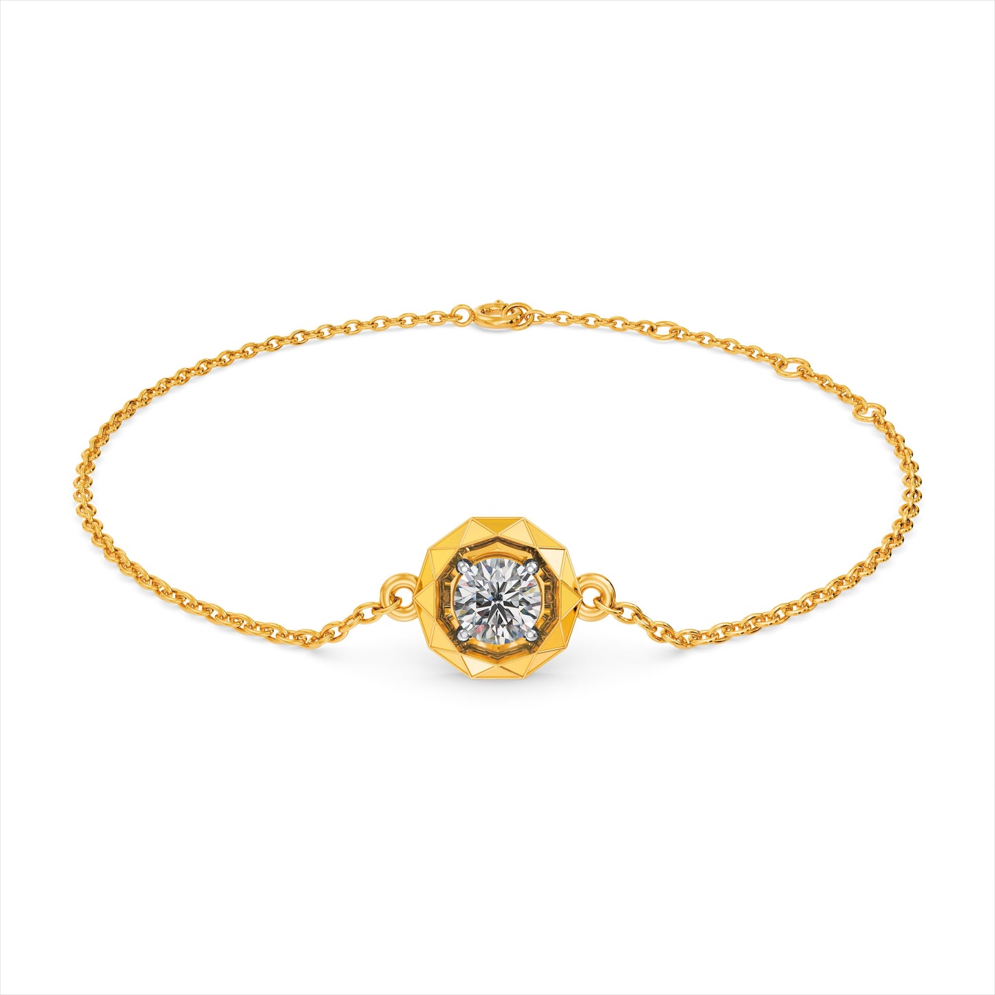 Pure Radiance 9KT Gold Laboratory Grown Diamond Bracelet