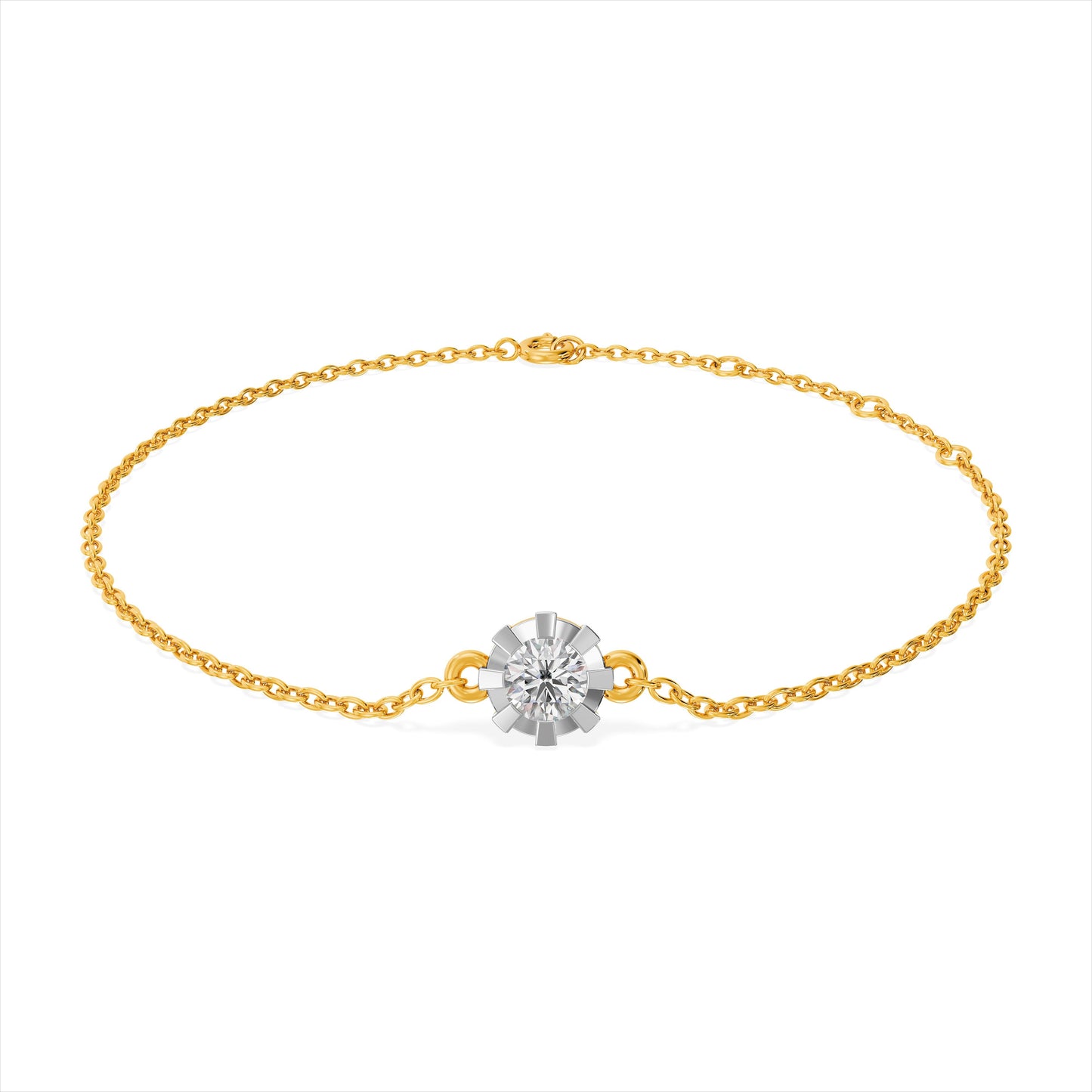 Serein Chain 9KT Gold Laboratory Grown Diamond Bracelet