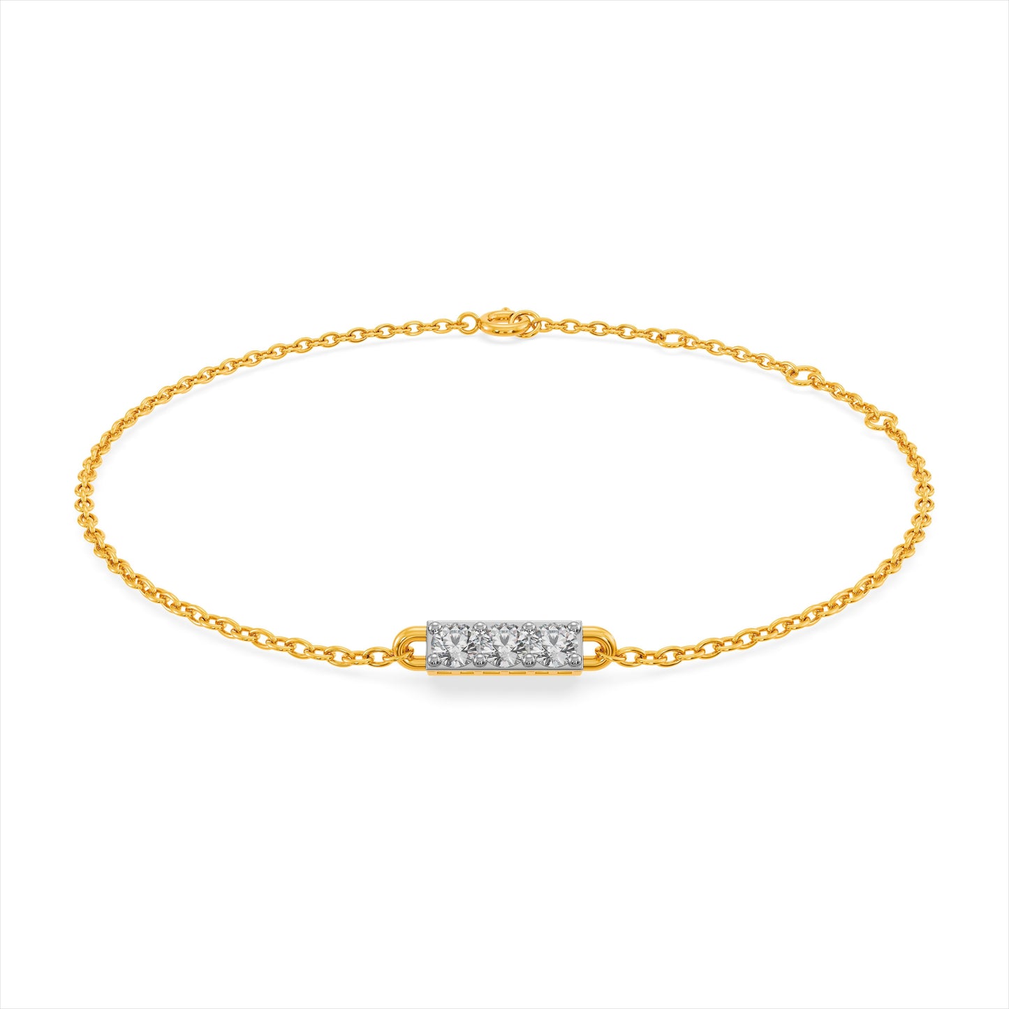Ivory Ray 9KT Gold Laboratory Grown Diamond Bracelet
